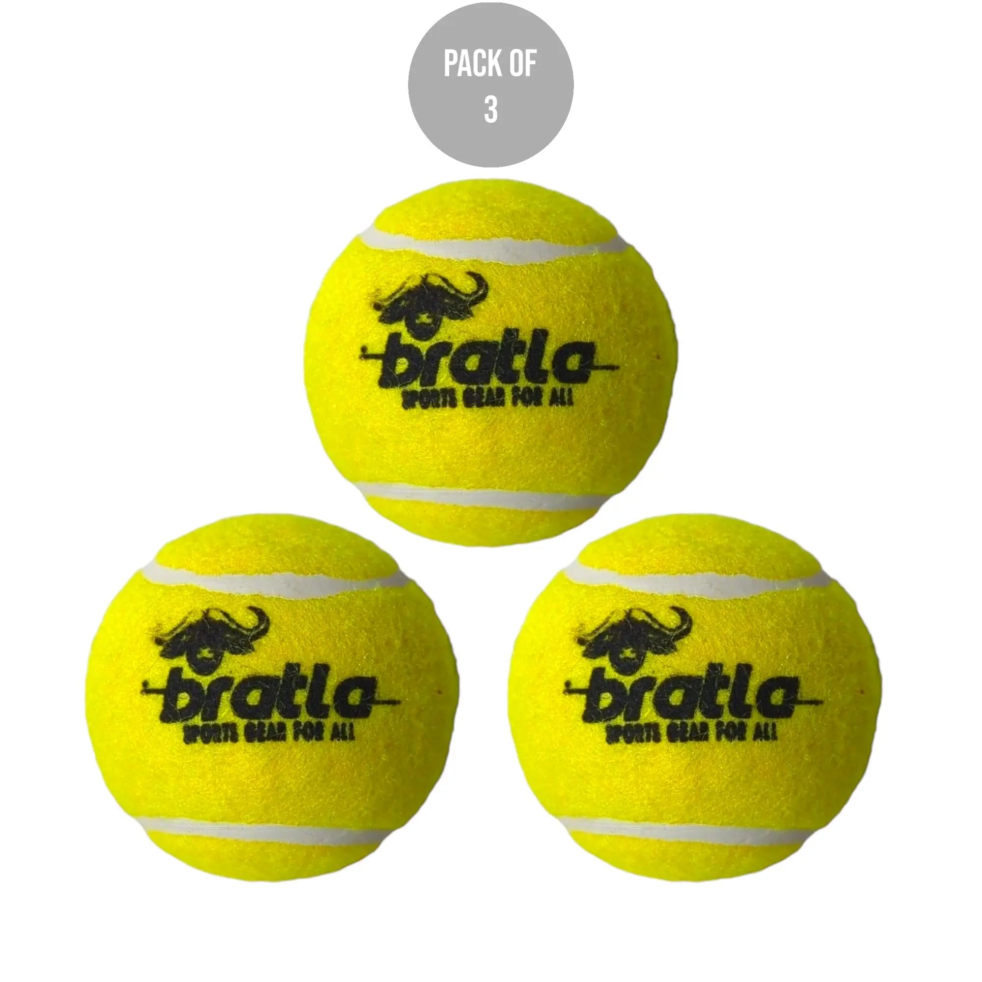 Premium Tennis Balls for Cricket Training - Lightweight Practice Cricket Balls Compatible with Tape Ball Cricket Bats | Perfect for Backyard Practice, Street Cricket & Training Sessions