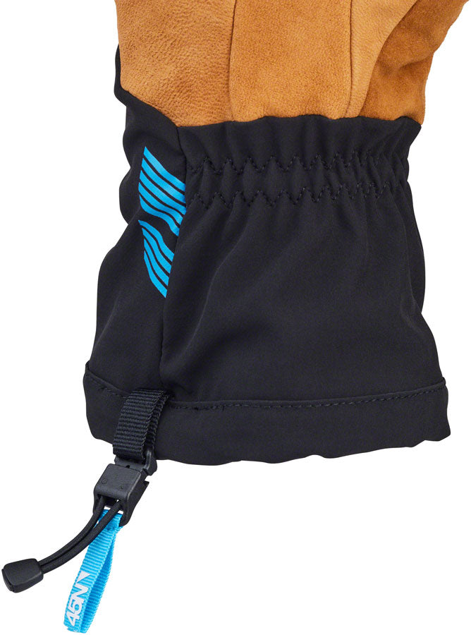 45NRTH 2024 Sturmfist 4 LTR Leather Gloves - Tan/Black Lobster Style X Small - Winter Cycling & Snowmobile Gloves for Extreme Cold Weather Protection