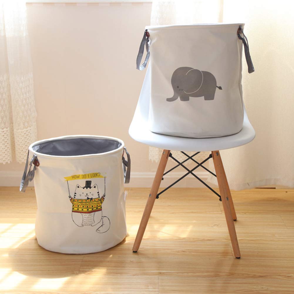Redmoon Foldable Laundry Basket - Waterproof & Dustproof Dirty Clothes Hamper with Handles, Storage Organizer for Towels, Clothes & Daily Necessities - Perfect for Bedroom, Bathroom & Laundry Room Organization