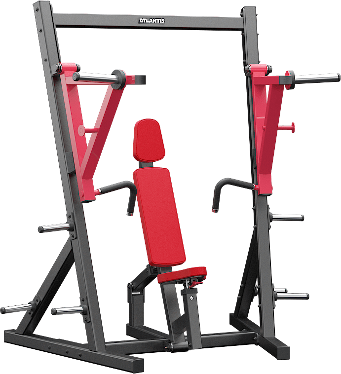 ATLANTIS Incline Chest Press Machine - Professional Gym Equipment for Strength Training & Muscle Building - Perfect for Home & Commercial Gyms