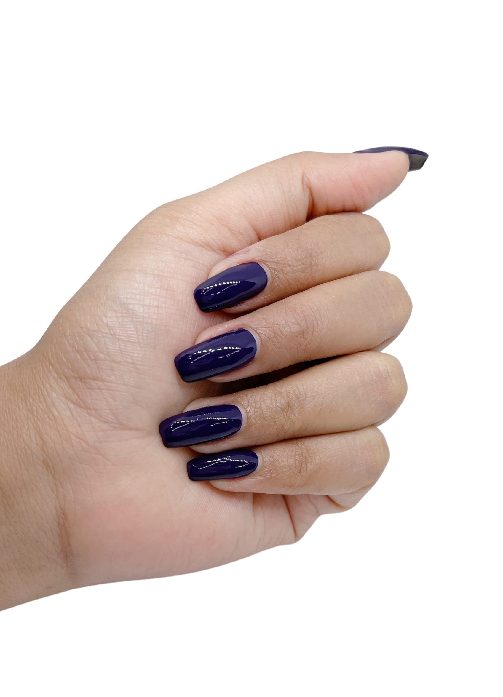 U Shine Hello Captain! Nail Polish - Blue Black Glossy 11ml, Paraben-Free, No Nail Yellowing, Chipping or Cracking, Long-Lasting & Vegan - Safe for Daily Use, Parties & Special Occasions