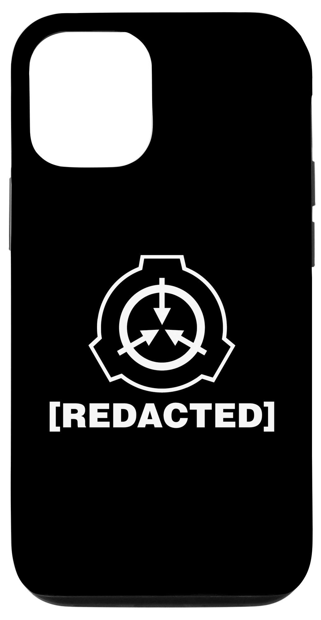 Premium Shockproof iPhone 12/12 Pro Case - SCP Foundation Themed Protective Cover [REDACTED] - Perfect for Gaming, Cosplay & Sci-Fi Enthusiasts