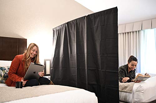 Portable Room Divider Privacy Screen - Dark Green Partition for Education, Clinics, Health Screenings & Travel | No Tools Needed | Perfect for Offices, Classrooms & Events