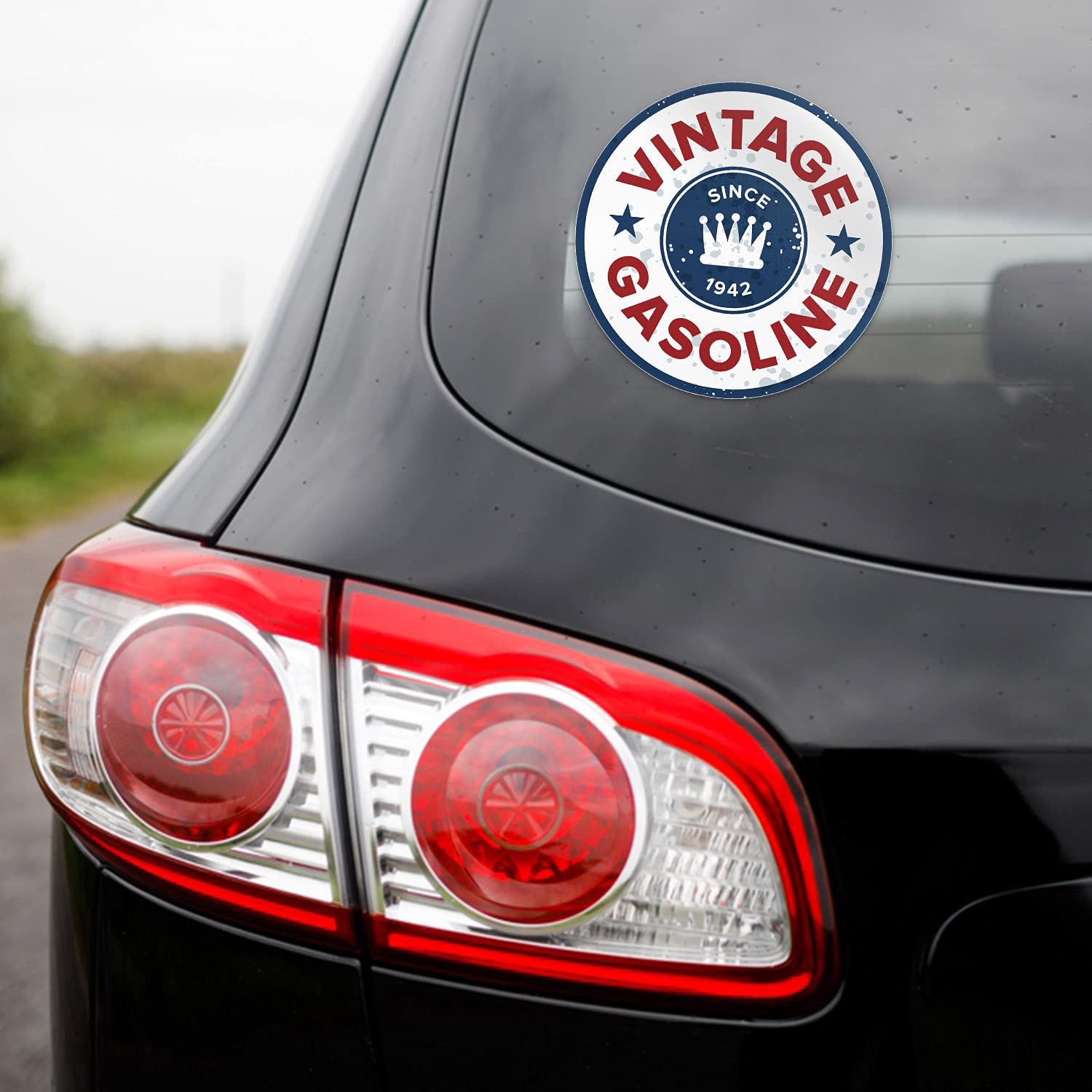 High-Quality Gas Auto Wing Vinyl Sticker Decal - Durable Car Decoration for Windows, Bumpers & Laptops - Perfect for Car Enthusiasts & Personalization