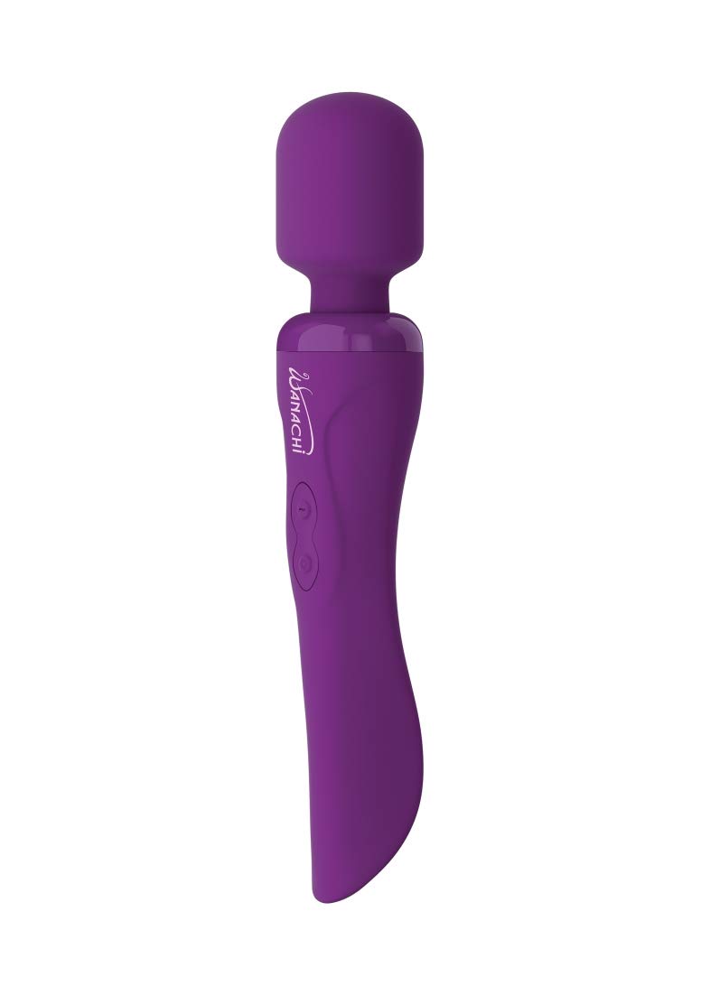 Wanachi Rechargeable Silicone Body Massager in Purple - Relaxing Muscle Relief for Home & Spa Use