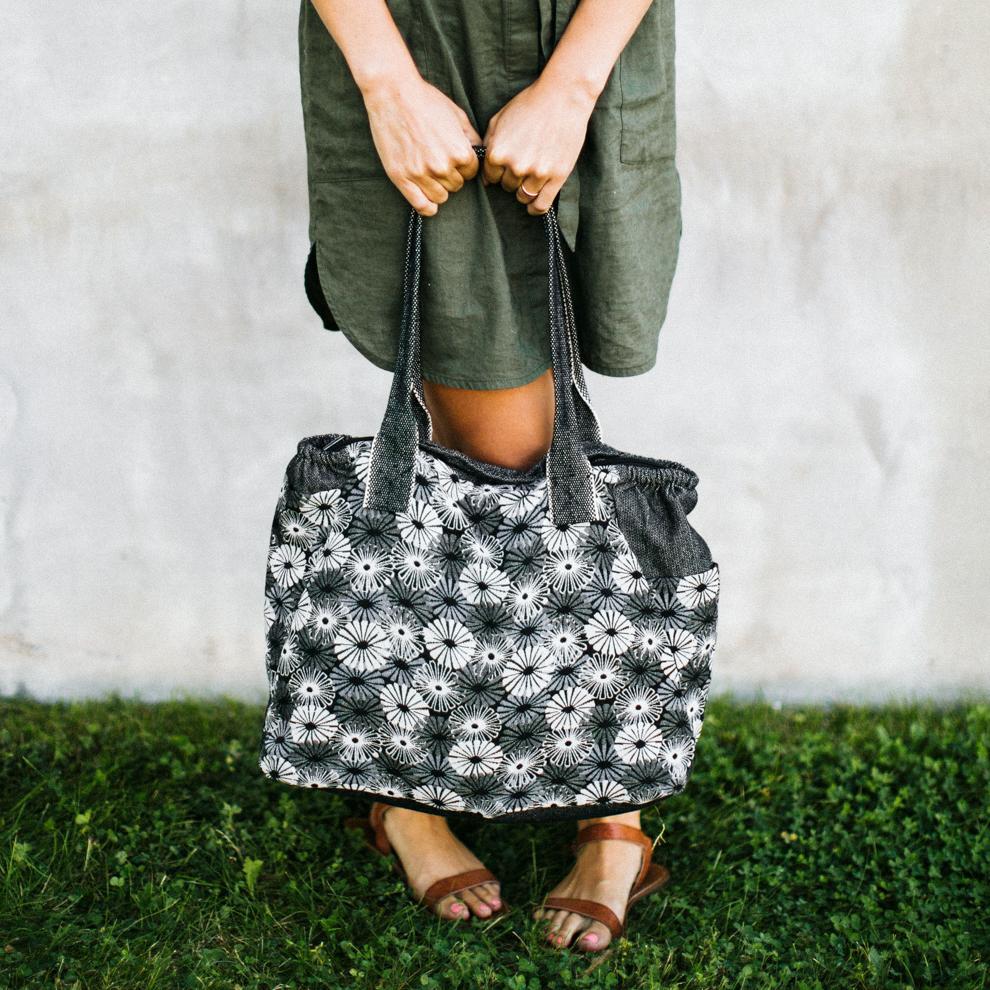 Handmade Travel Tote Bag for Women - Durable & Stylish Carryall for Work, Gym, Beach & Weekend Getaways