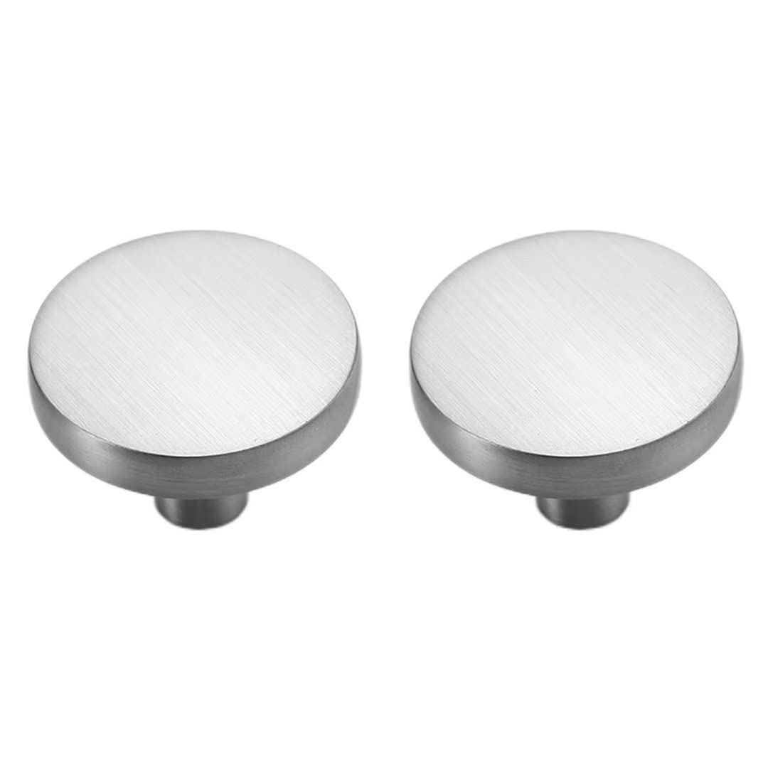 Solid Zinc Alloy Drawer Knobs 2-Pack - 1.38