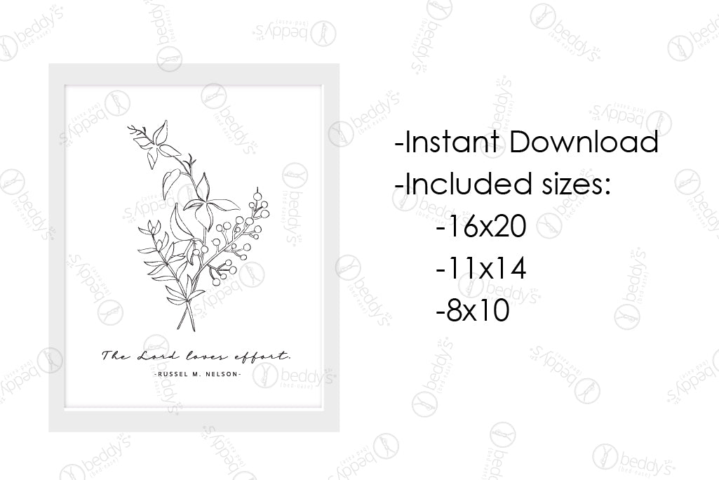 Effort Artwork Digital Download - High-Quality Printable Art for Home Decor, Office & Gifts | Perfect for Wall Art, DIY Projects & Creative Inspiration