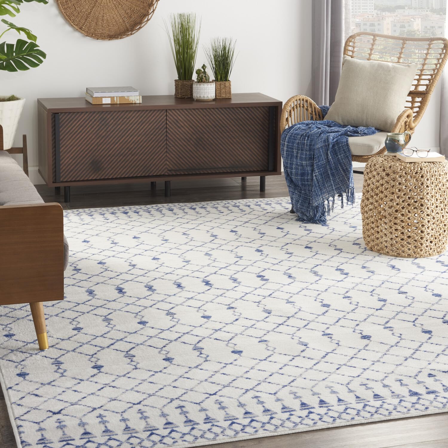 Nourison Whimsicle Moroccan Ivory 8'4