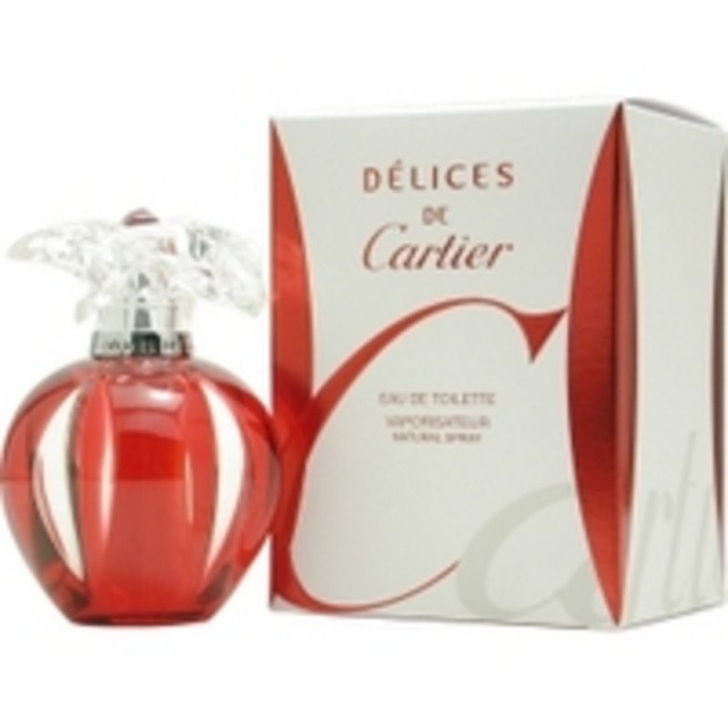 Cartier Delices Women's Eau De Toilette Spray 1 oz - Floral Fruity Perfume for Everyday Elegance & Special Occasions