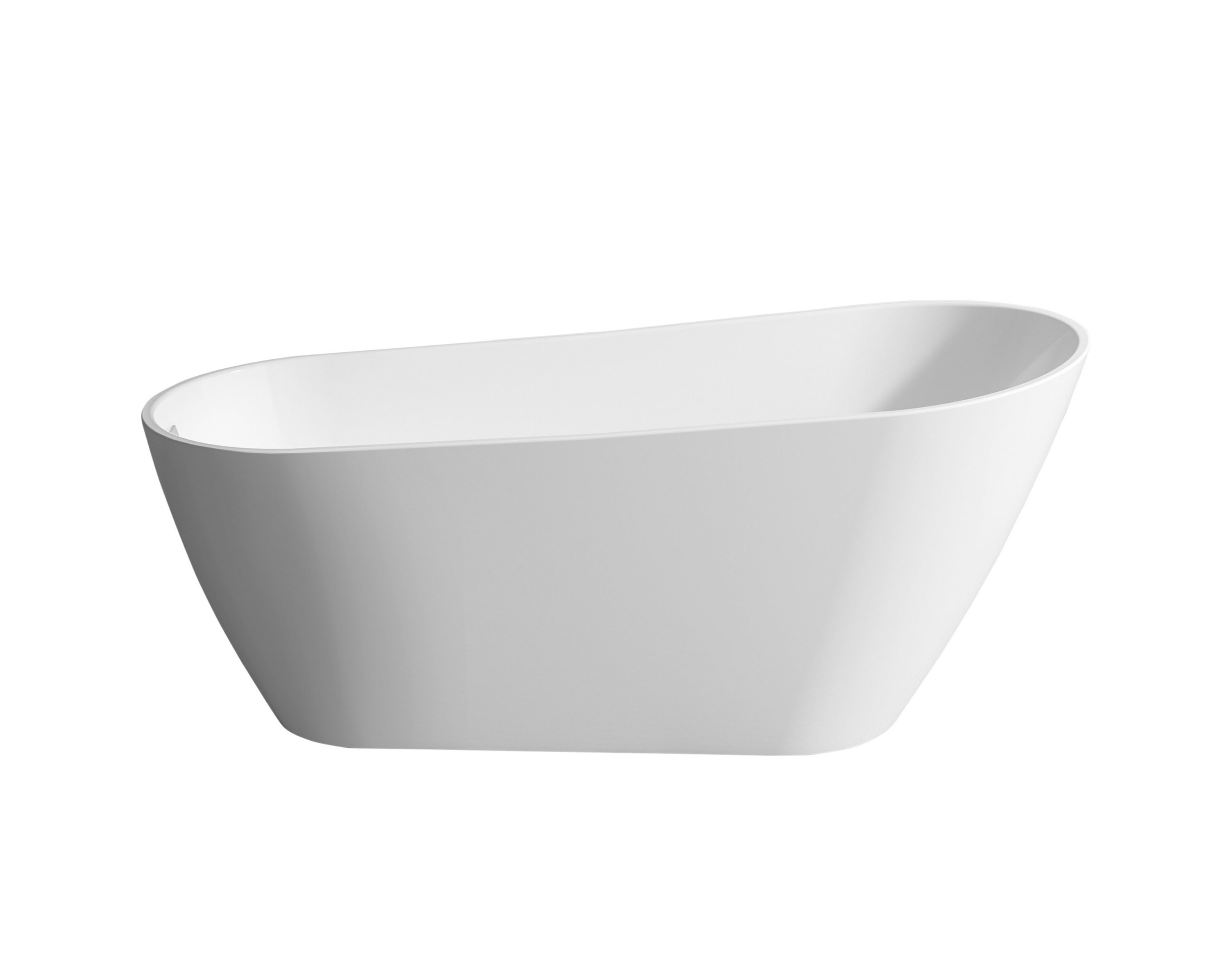Layla 67-Inch Freestanding Bathtub - Modern Soaking Tub for Spa-Like Relaxation in Your Bathroom
