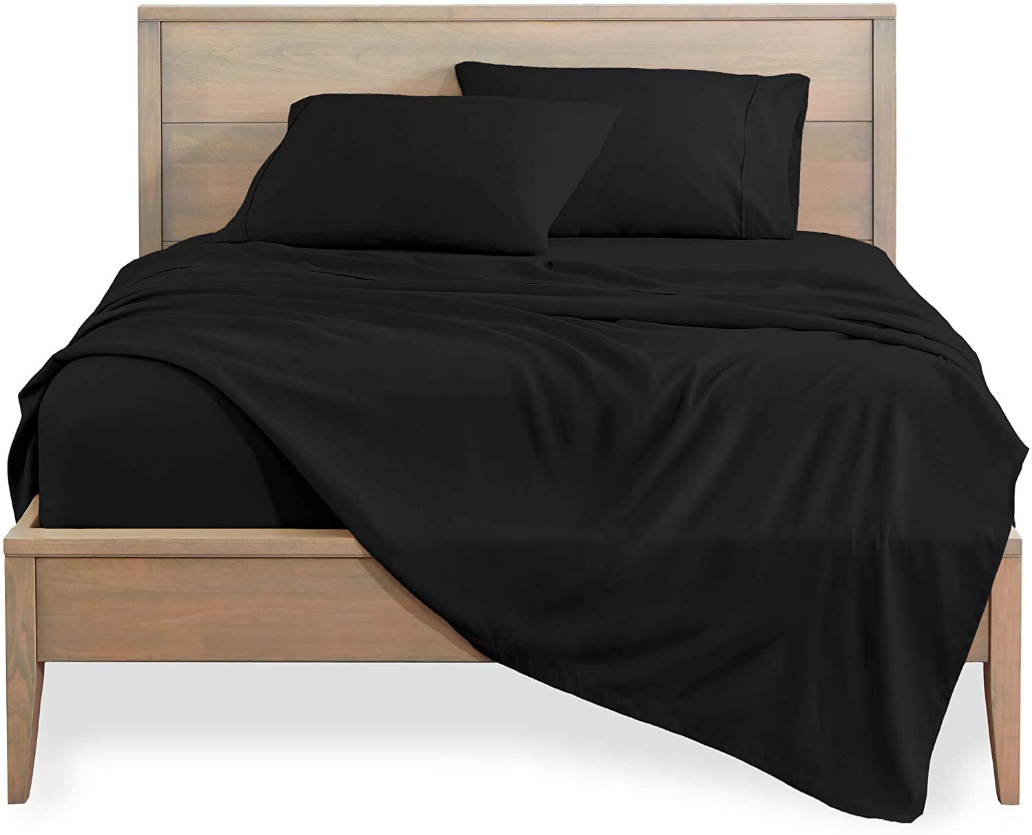 800 Thread Count 100% Cotton King Size Sheet Set - Deep Pocket, Breathable & Soft, Charcoal Gray - Perfect for Luxury Bedding, Hotel Style Comfort & Home Decor