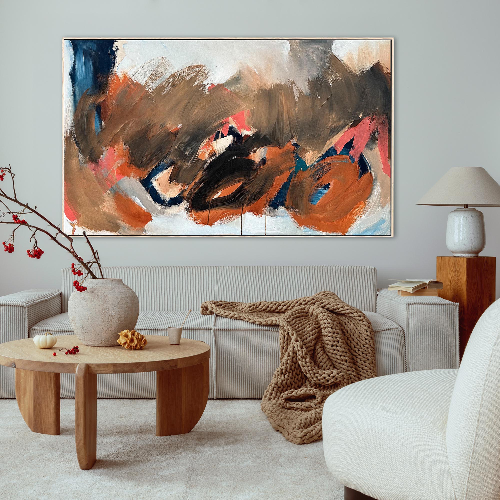 Original 'The Persistence of Memory' Painting 150x100cm - Surreal Wall Art for Living Room, Office & Gallery Decor