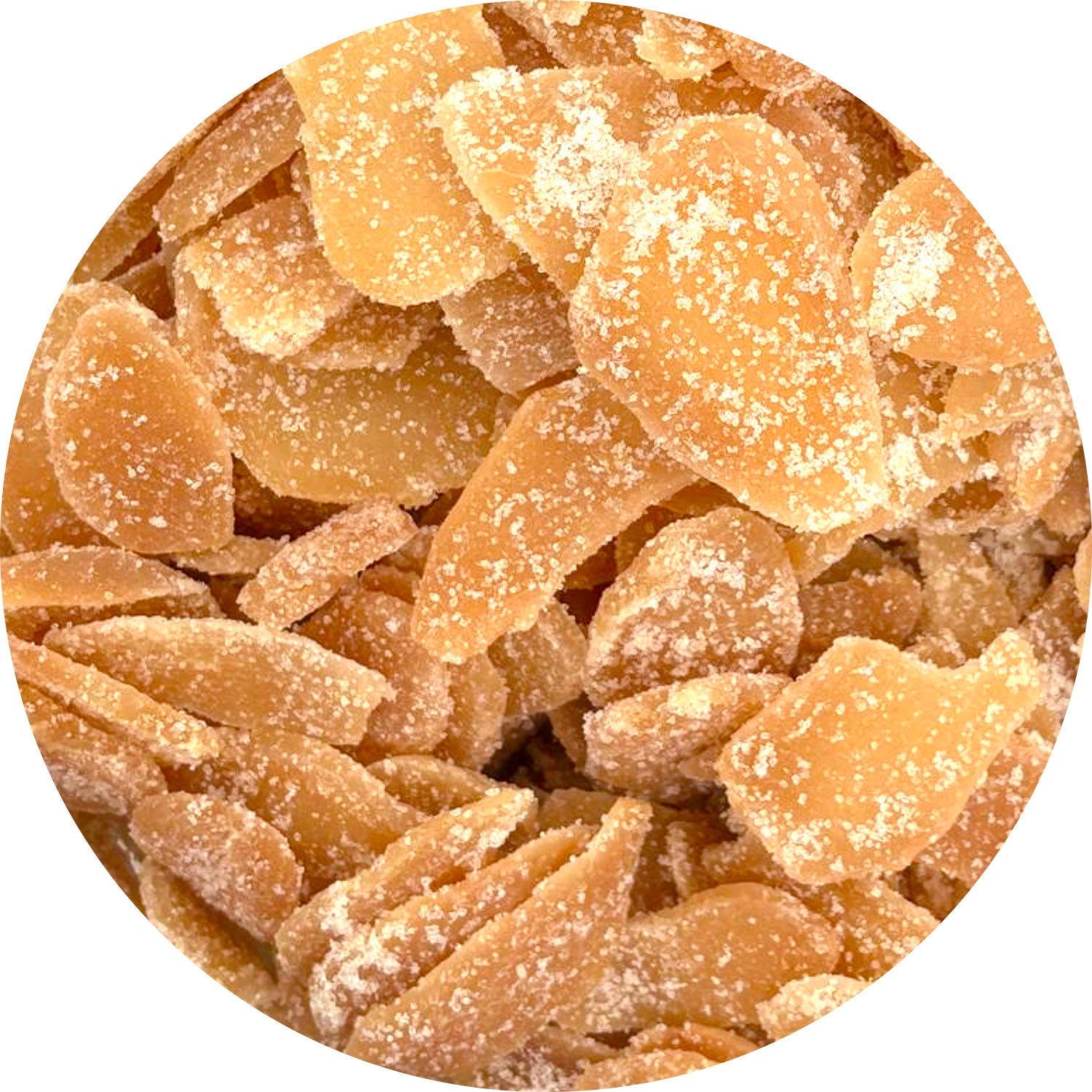Premium Crystallized Ginger Slices | 2.5lb Resealable Bag | Natural Digestive Aid & Baking Ingredient for Cookies, Tea, and Asian Cuisine