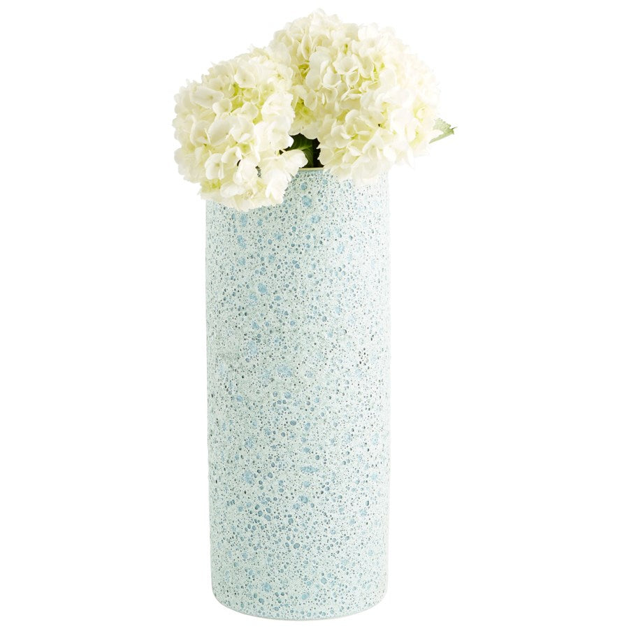 Cyan Design 10938 Fiji Vase - Medium Green Handmade Ceramic Vase for Home Decor, Wedding Centerpiece, or Gift Idea