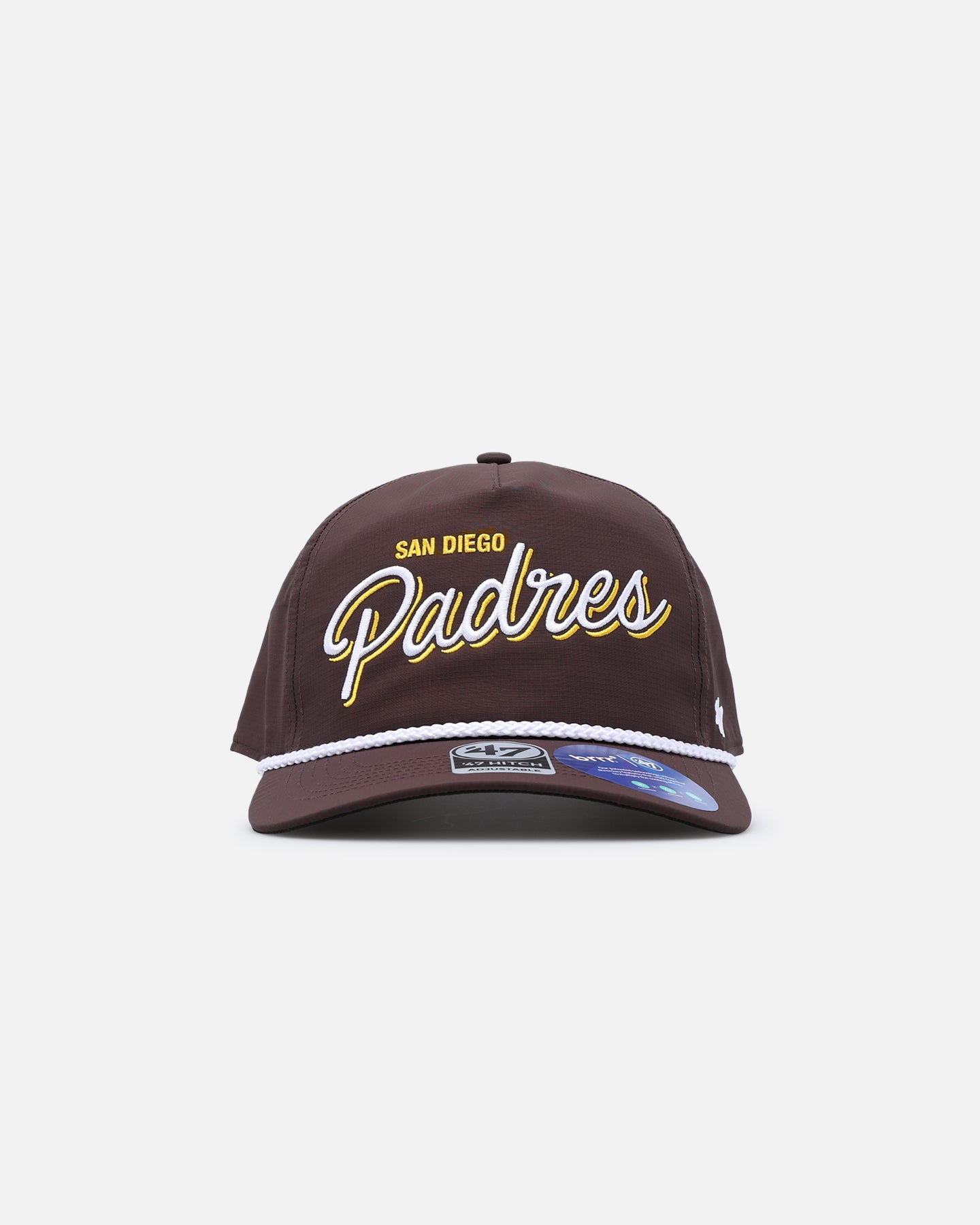 47 Brand San Diego Padres Brrr° Fairway '47 Hitch Snapback Hat - Brown Adjustable Baseball Cap for Men & Women - Perfect for Sports Games, Casual Wear & Fan Collections