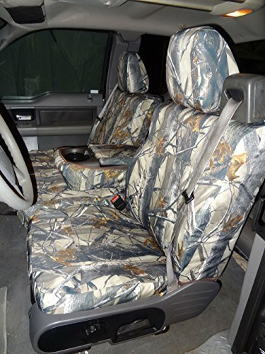 Durafit Waterproof Seat Covers for 2004-2008 Ford F150 XCab - Front 40/20/40 Split Bench with Top-Mounted Seat Belts (XD3 Camo Endura Fabric) | Heavy-Duty Protection for Trucks, Hunting & Outdoor Adventures