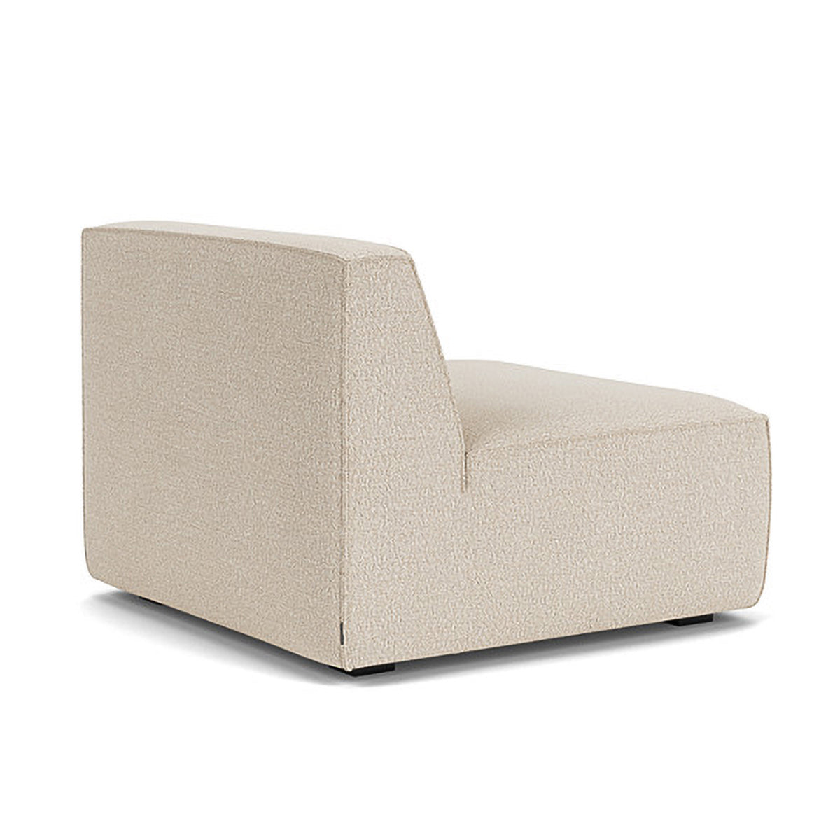Stylish Dane Boucle 1-Seater Modular Armless Sofa - Perfect for Small Spaces, Apartments & Modern Living Rooms