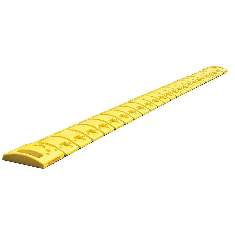Aervoe 1170 Portable Speed Bump with Reflective Strips - Yellow Safety Traffic Control Device for Parking Lots, Driveways & Construction Zones