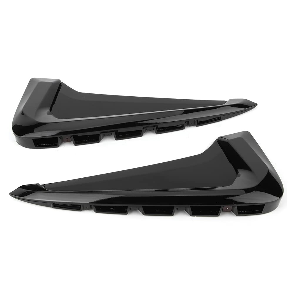 Black ABS Side Vent Cover Trim for BMW X5 F15 (2014-2018) - 2pc Car Exterior Accessories | Fender Vent Decoration & Protection for Off-Road & Urban Driving