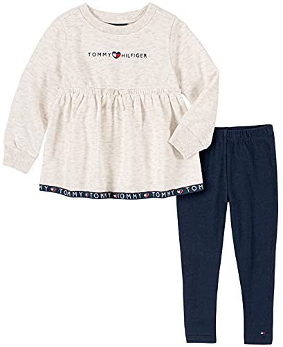 Light Oatmeal Heather/Navy Blazer