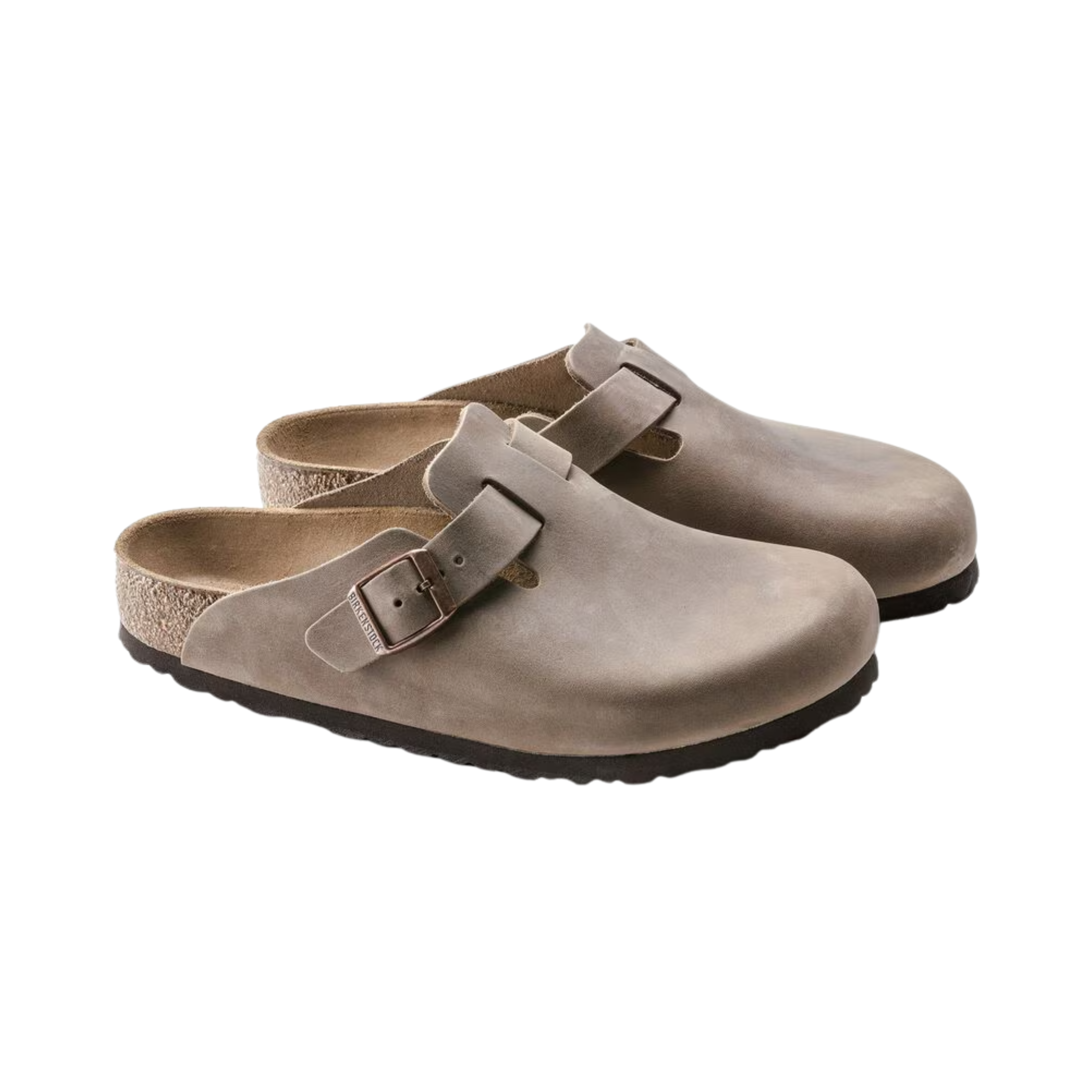 Women's Boston Oiled Leather Loafers in Tobacco Brown - Comfortable Slip-On Shoes for Work, Office & Casual Outfits