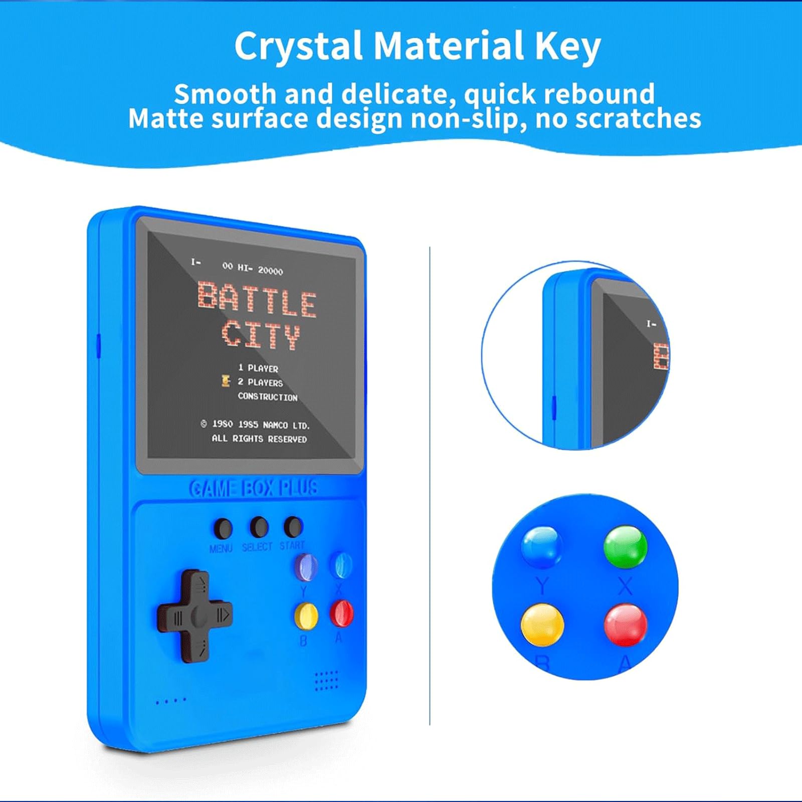 Retro Handheld Game Console - 3.5 Inch LCD Screen, Portable & Rechargeable, 500 Classic Preloaded Games, 2 Player Support - Perfect for Travel, Commuting, and Family Game Nights (Great Christmas Gift for Kids & Adults)