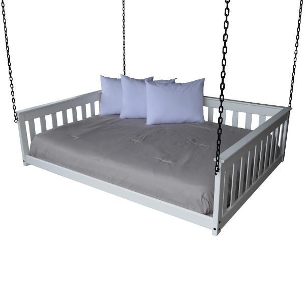 VersaLoft Mission Hanging Daybed with Chain - Outdoor Hammock Swing Bed for Patio, Garden, Backyard Relaxation and Boho Decor
