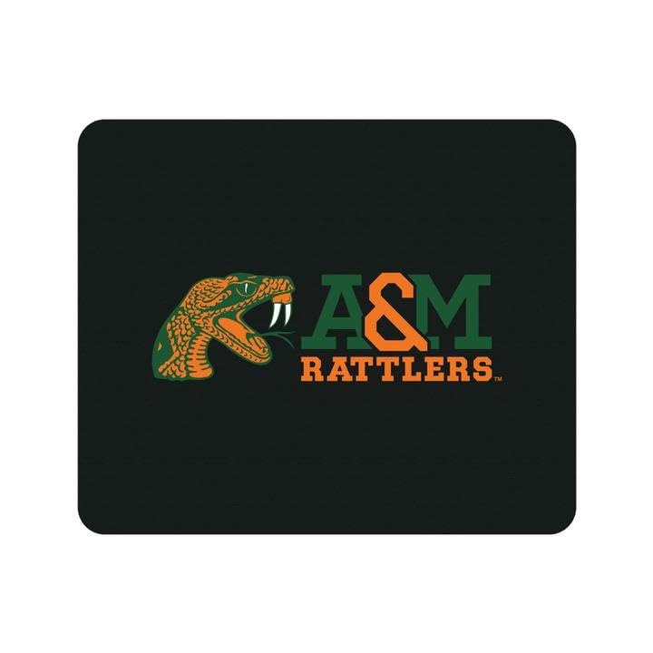 Florida A&M University Logo Mouse Pad - Premium Fabric Gaming & Office Desk Accessory with Triple Wordmark Design - Perfect for Work, Study & Gaming Setups