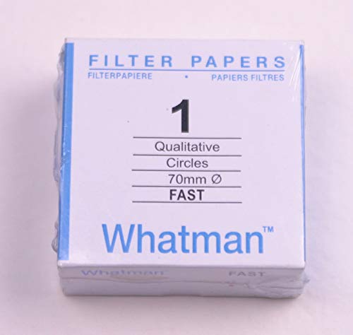 Premium 7cm Qualitative Filter Paper - Fast Flow, High Retention for Lab & Science Experiments | Ideal for Chemistry, Biology & Research Applications
