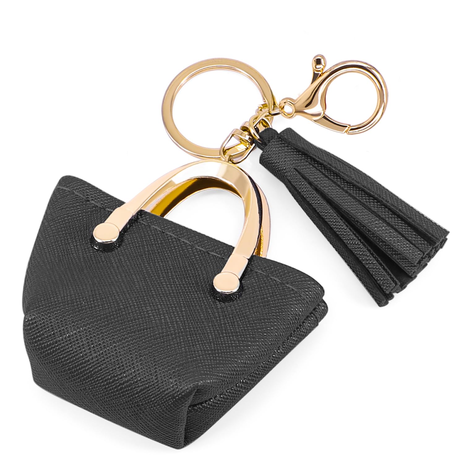 Stylish Tassel Keychain with Mini Coin Purse - Cute Handbag Decor for Women & Moms | Perfect for Keys, Wallets & Gift Giving