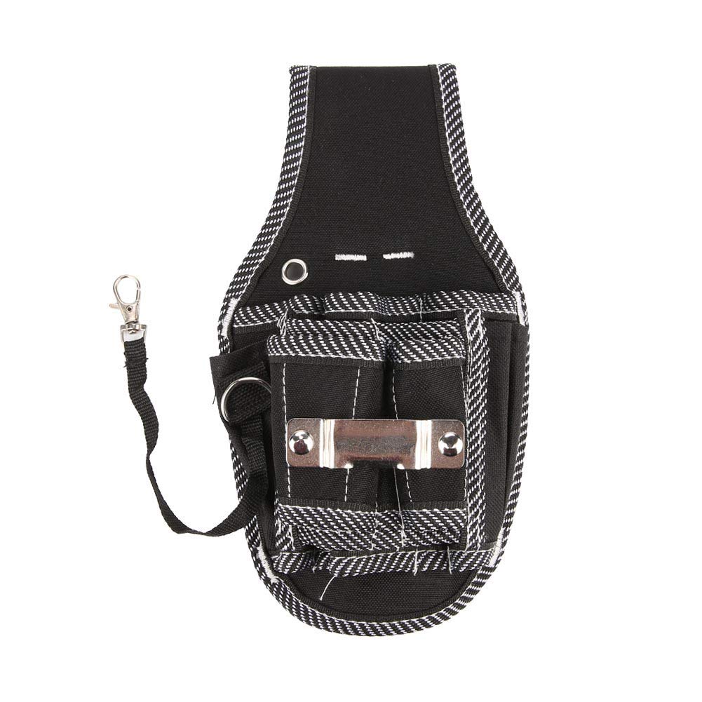 5.9 x 10 Inch Electrician Tool Waist Bag with Multiple Pockets - Durable Tool Belt Pouch for Screwdrivers & Pliers - Perfect for Construction, DIY Projects & Home Repairs