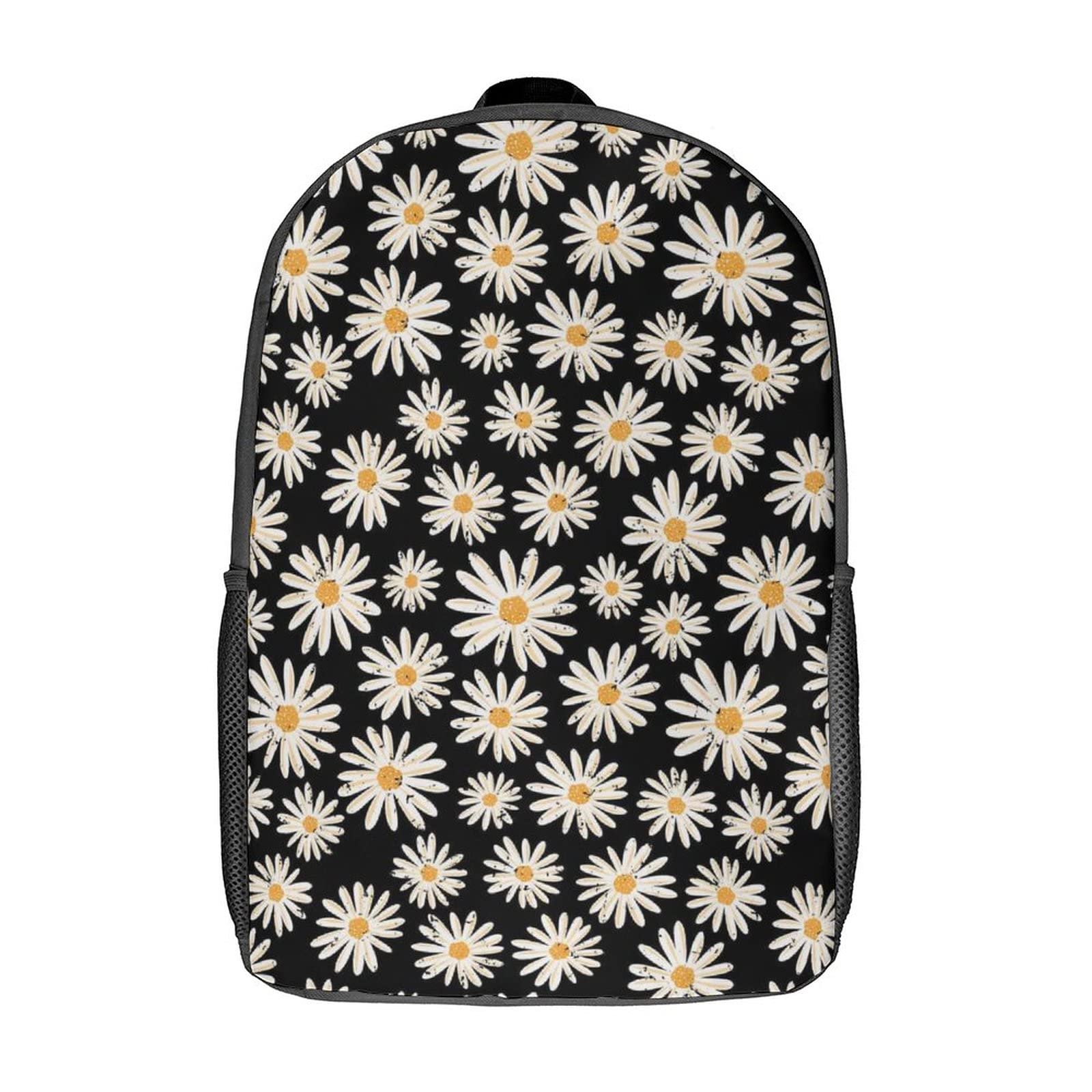 Vintage Daisy Floral Backpack for Women & Girls - Large 17