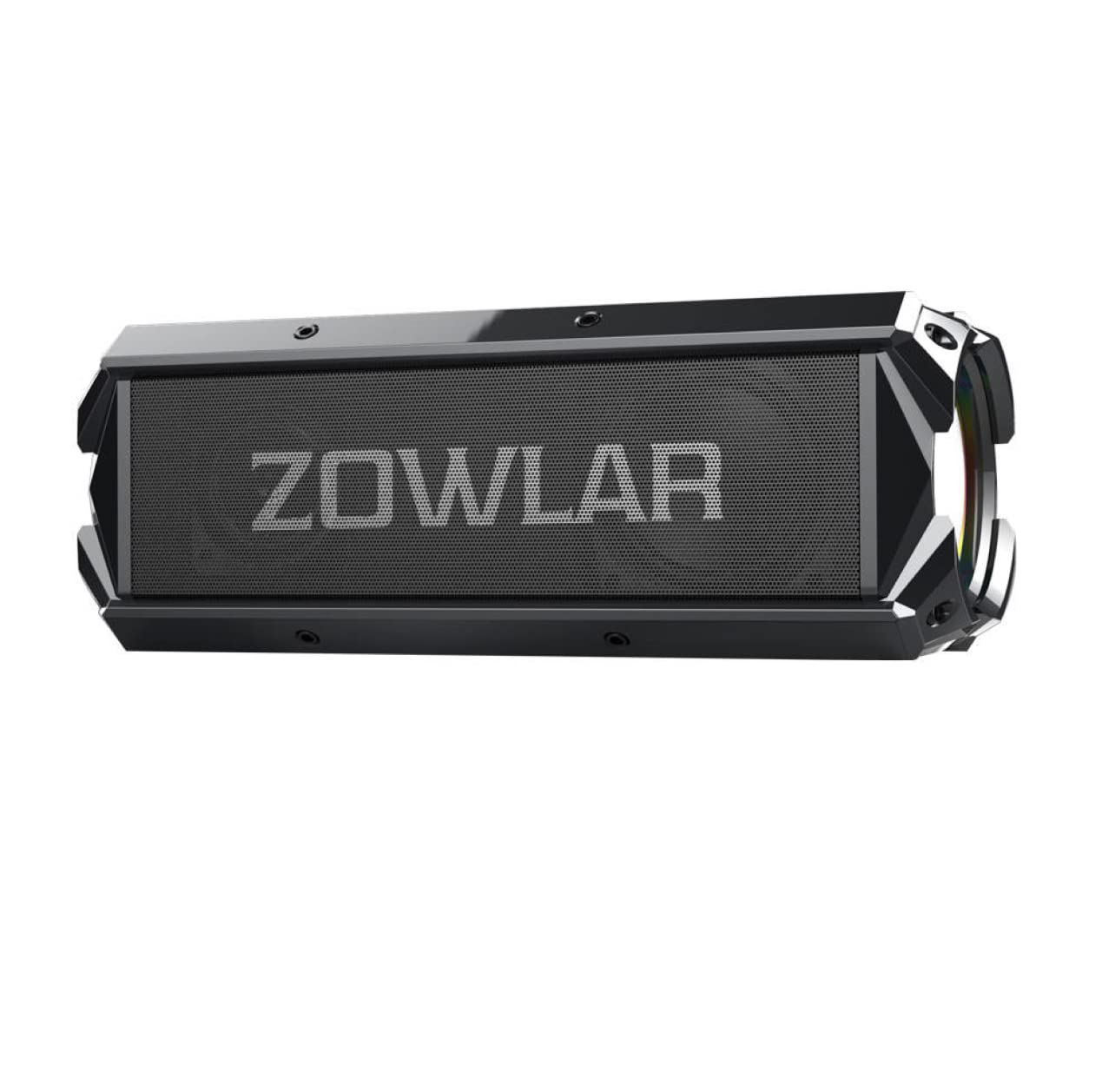 Zowlar T100 Wireless Bluetooth Speaker - Portable Waterproof Speaker with 3D Stereo Sound, Super Bass, Rechargeable Battery, Supports BT/USB/TF Card - Perfect for Outdoor, Travel, Pool Parties & Home Use (Black)
