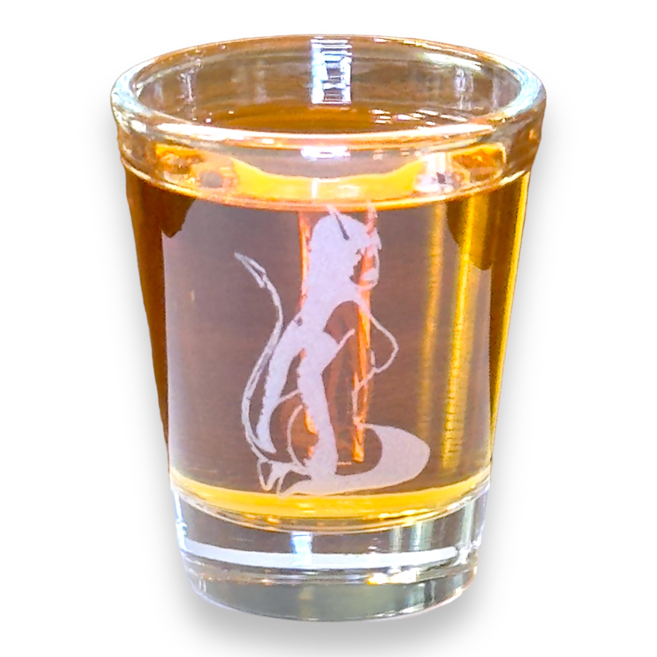 2oz Sexy Demon Succubus Shot Glass - Gothic Party Cups for Halloween, Cosplay & Themed Events - Perfect for Cocktails, Liquor & Bar Accessories