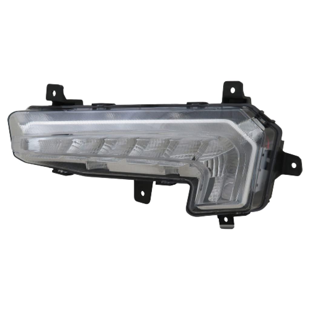 CarLights360: 2016-2018 Chevy Malibu LED Daytime Running Light Assembly - Left Driver Side (DOT Certified, w/Bulbs, GM2562110) | Perfect for Sedan Models - Upgrade Your Vehicle's Safety & Style for Daily Commuting and Night Driving