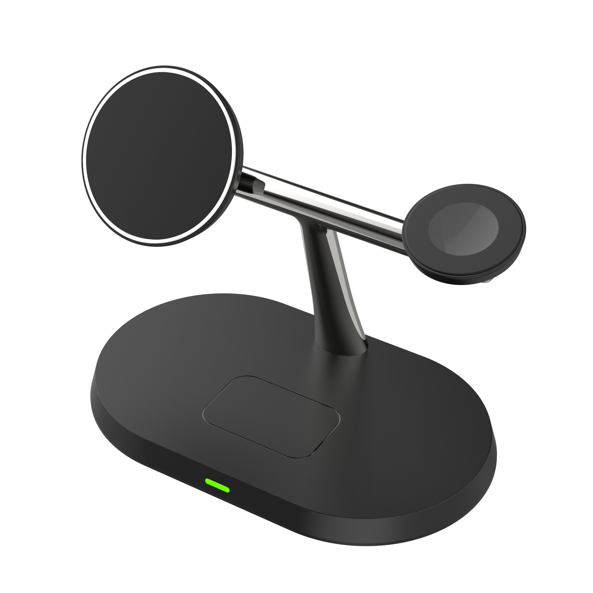 3-in-1 Wireless Charging Station for iPhone 14/13/12, AirPods Pro/2/3 & Apple Watch - Fast Charging Stand for Bedroom, Office & Travel