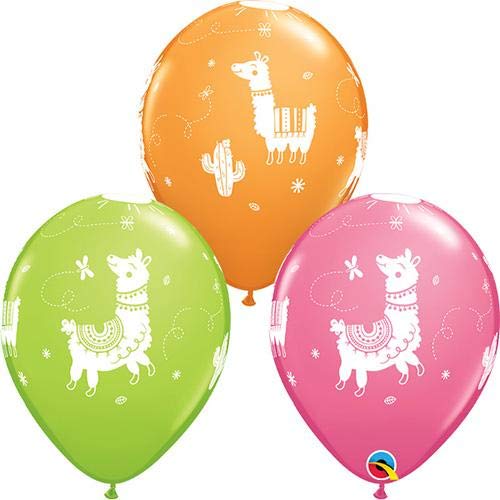 LOONBALLOON 11-inch Baby Llama Balloons - Premium Latex Party Decorations for Birthdays, Baby Showers & Gender Reveal Parties