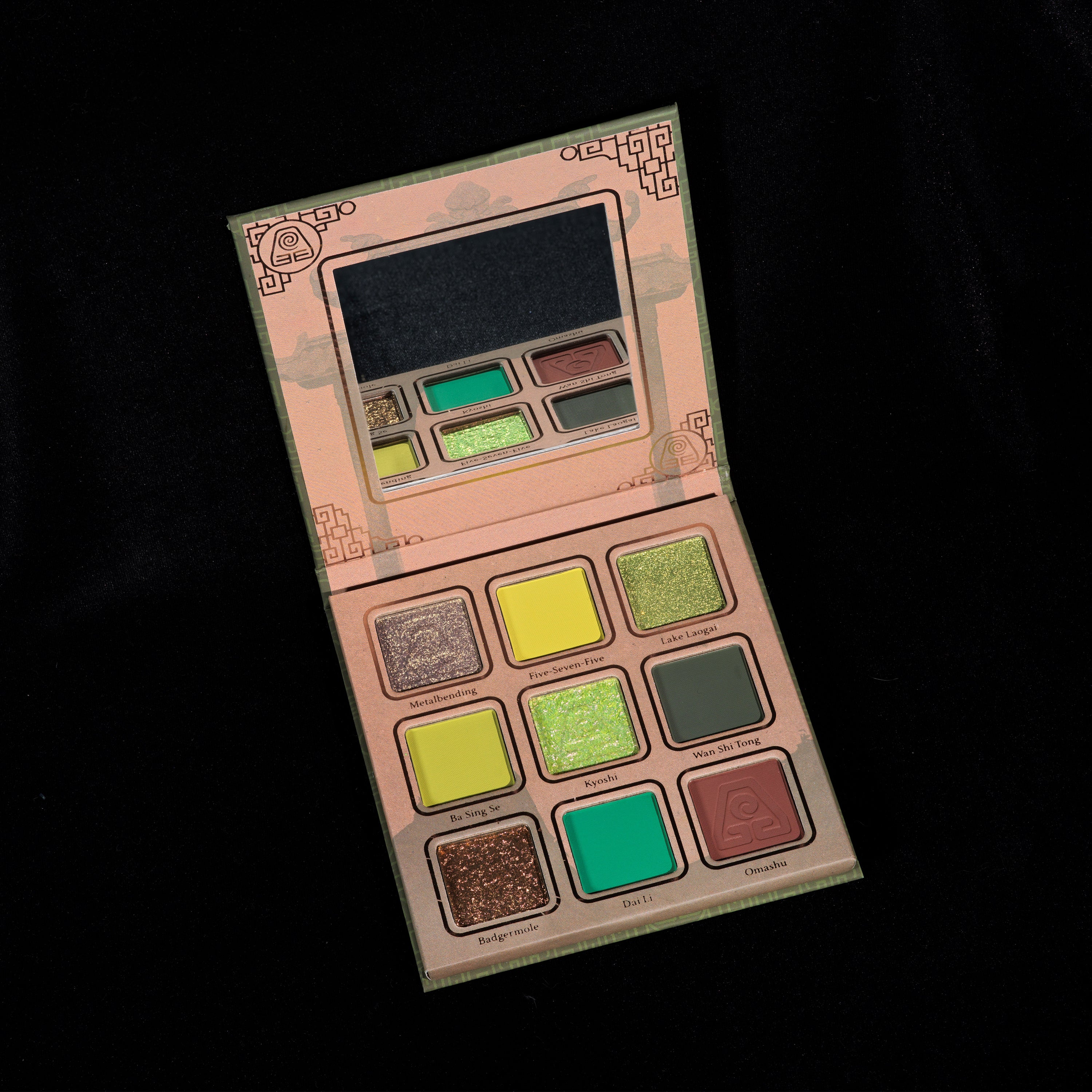 Avatar the Last Airbender Inspired Earth Tone Eyeshadow Palette - 12 Highly Pigmented Mineral Makeup Shades for Natural & Smoky Eye Looks - Perfect for Cosplay, Halloween & Everyday Wear