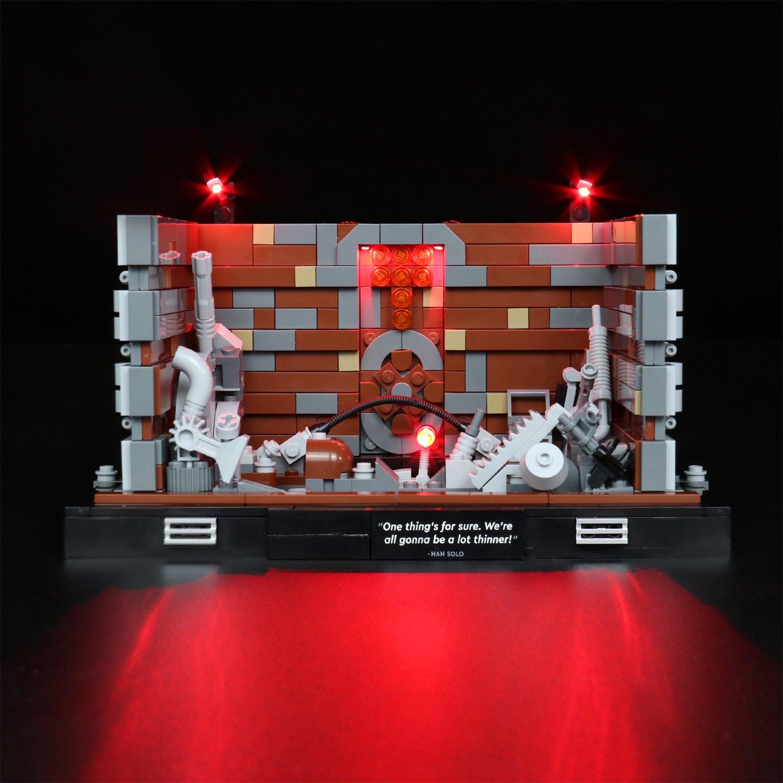 Best Light Kit for LEGO Star Wars Death Star Trash Compactor 75339 - DIY Lighting Set for LEGO Models - Perfect for Display & Nighttime Play