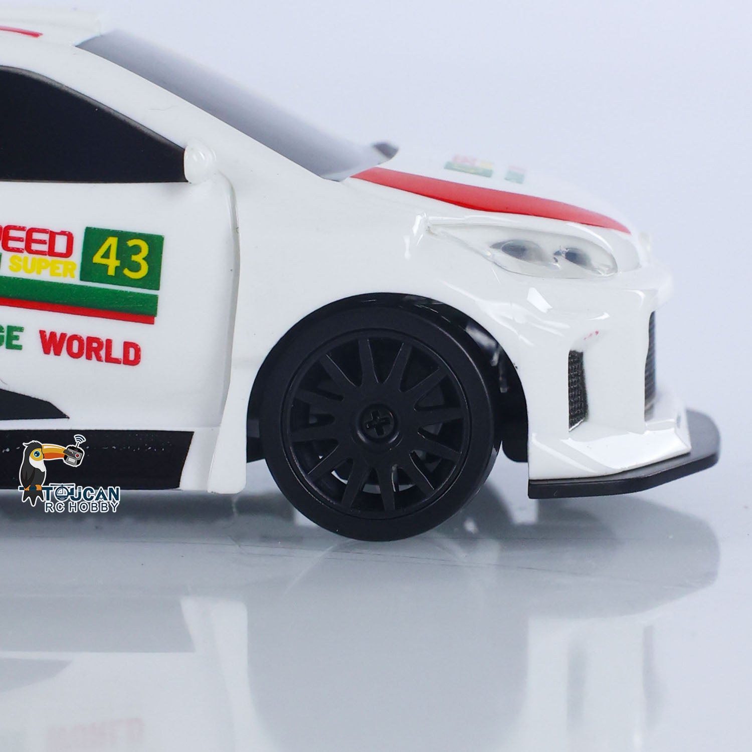 2.4GHz 1/43 RC Drift Car - High Speed 4WD Remote Control Racing Vehicle with Gyroscope & LED Lights - Ready to Run Mini Toy Car for Kids & Adults - Perfect for Indoor Racing, Drift Practice & RC Hobby Fun