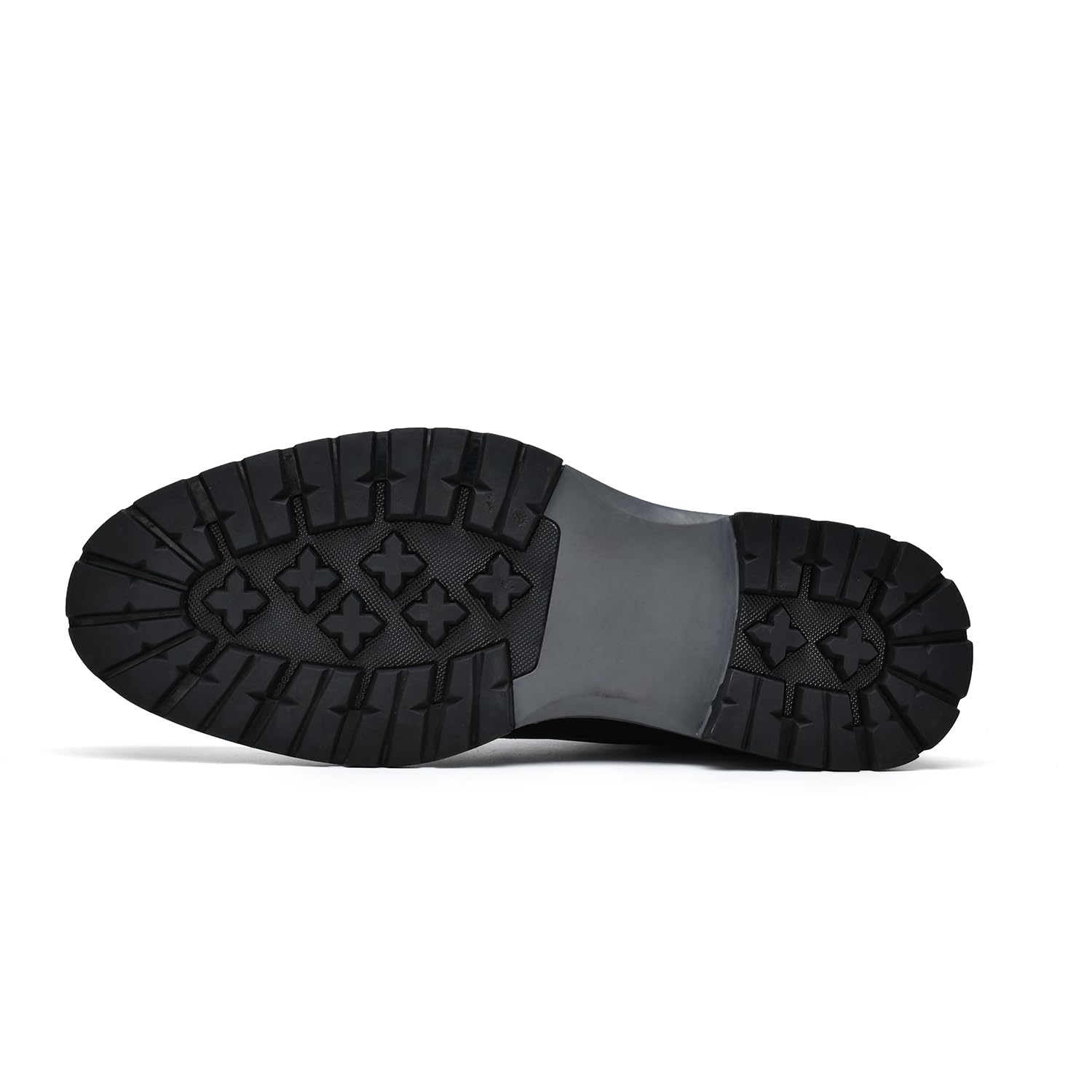 Men's Chukka Boots - Casual Ankle Boots for Motorcycle & Combat | Black Leather Boots for Everyday Wear & Outdoor Adventures