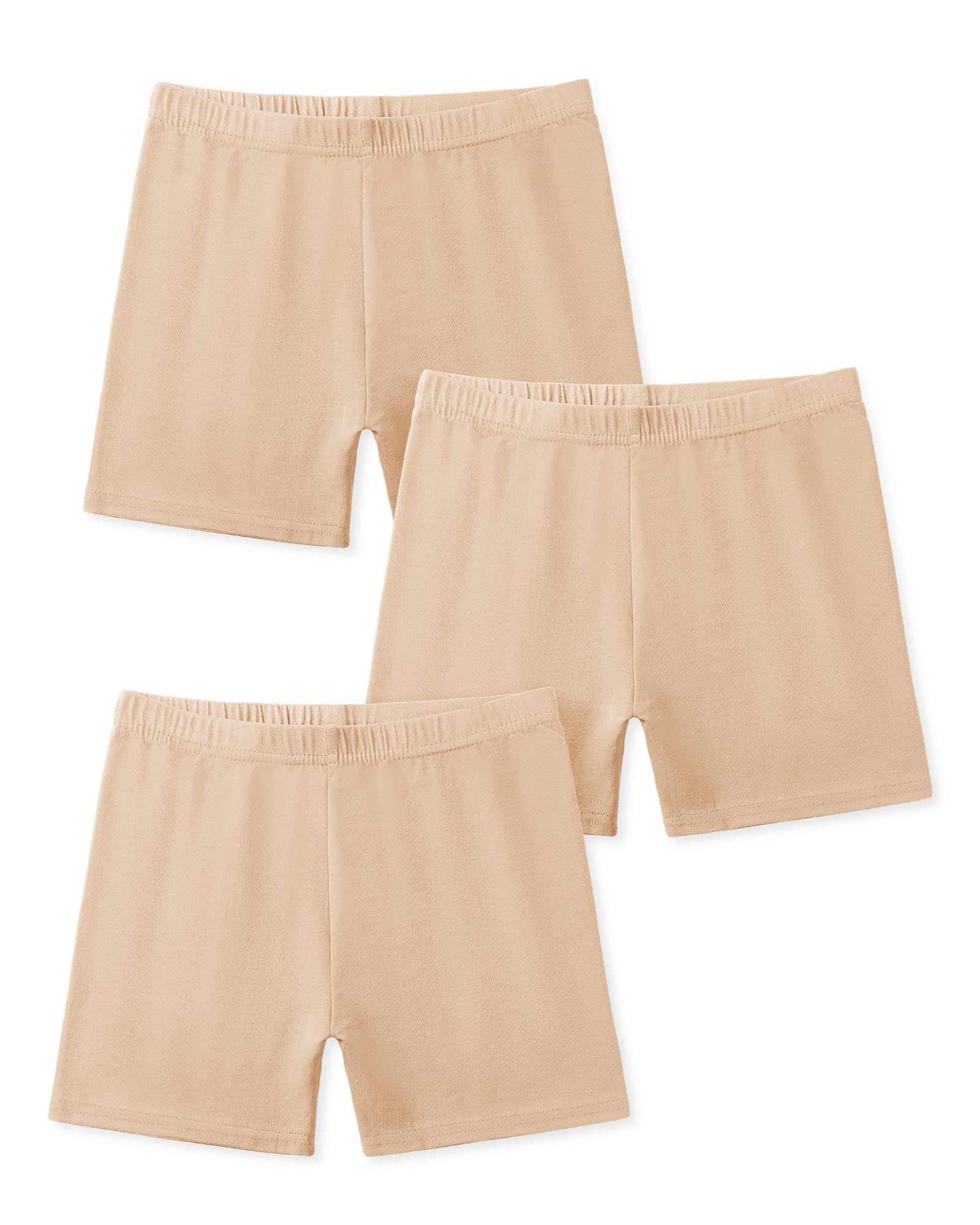 HASMES Girls Bike Shorts - Cartwheel & Safety Biker Under Dress Dance Shorts for Gymnastics, Cheerleading & Active Play