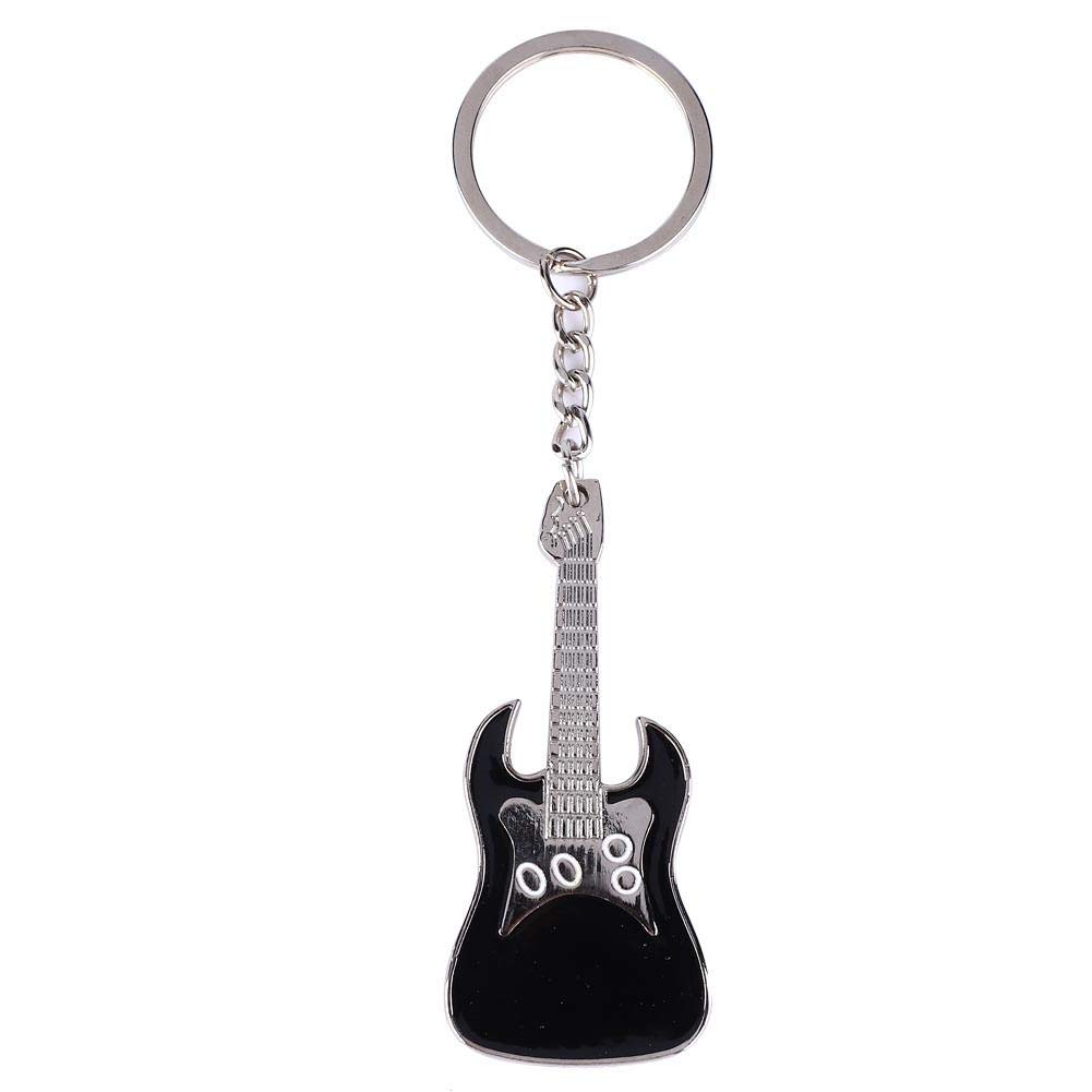 HEEPDD Mini Guitar Keychain - Stylish Metal Musical Instrument Pendant Key Ring for Guitar Lovers | Perfect Gift for Musicians, Music Teachers & Students | Use for Keys, Bags, Backpacks & Music Accessories