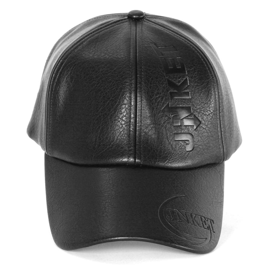 JNKET Men's PU Leather Baseball Cap - Waterproof Windproof Winter Golf Hat for Outdoor Sports & Casual Wear | Perfect for Hiking, Golfing, and Everyday Use