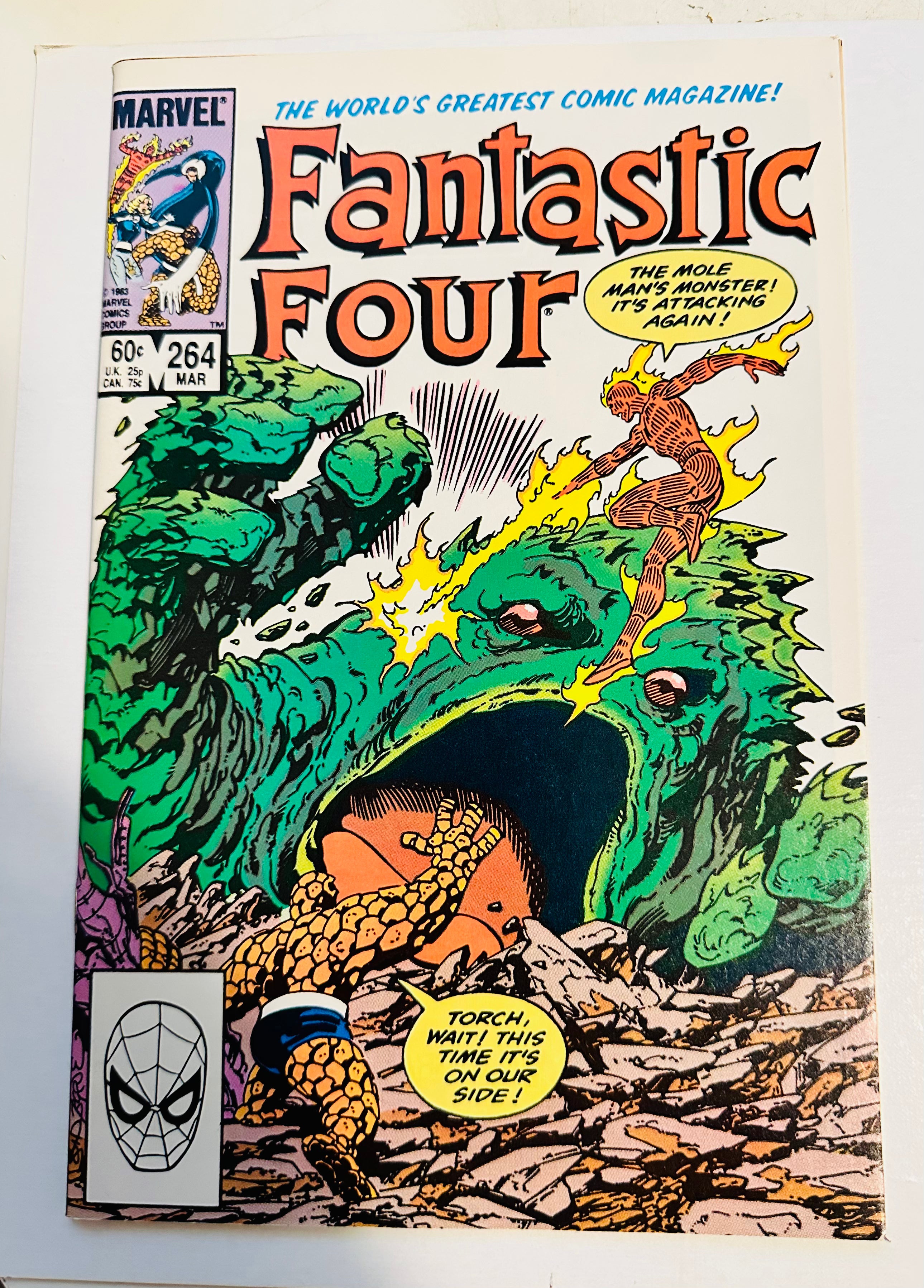 Fantastic Four High Grade Comic #264 (1984) - Rare Marvel Collectible for Superhero Fans & Comic Book Enthusiasts | Perfect for Display, Gifts & Investment