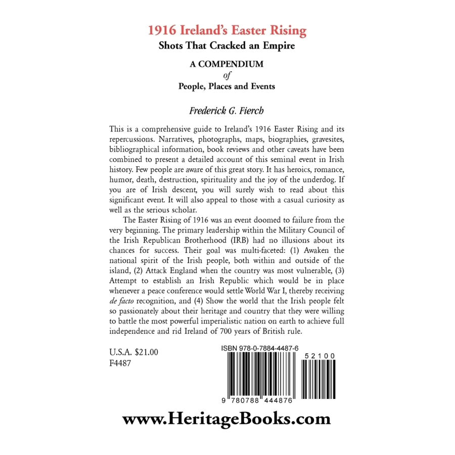 1916 Ireland's Easter Rising: A Compendium of People, Places & Events - The Shots that Cracked an Empire | Irish History Book | Perfect for Students & History Enthusiasts