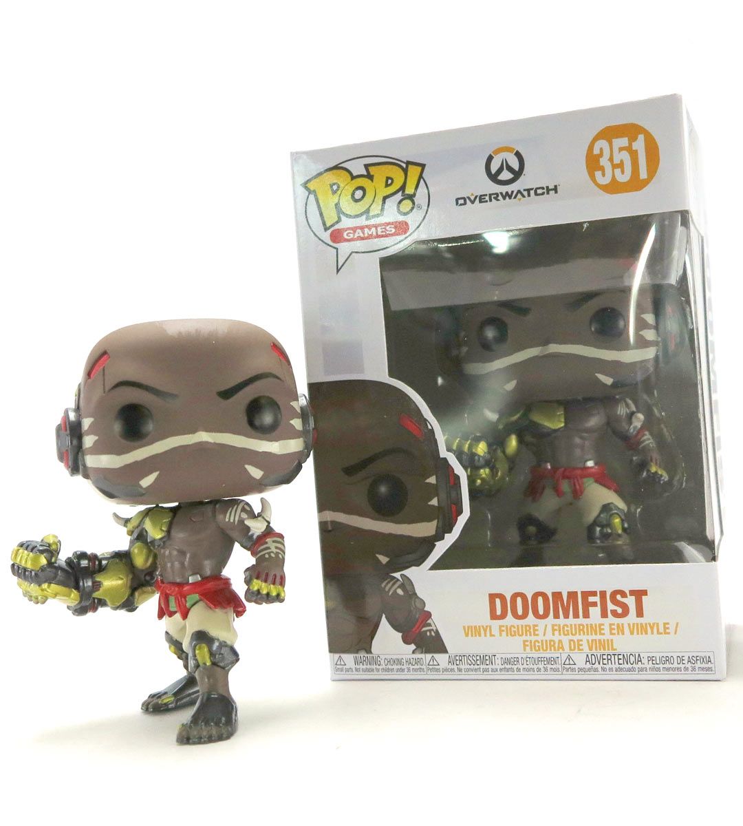Funko Pop Doomfist Vinyl Figure - Overwatch Collectible Toy for Gamers & Fans - Perfect for Display, Gaming Room Decor, and Gift Giving