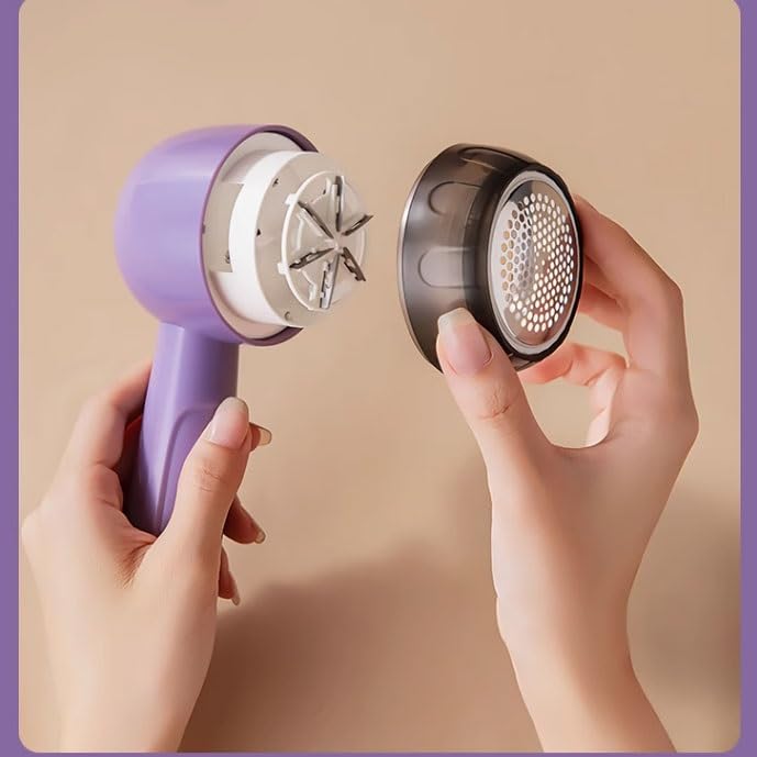 Portable Lint & Pet Hair Remover for Clothes - Reusable Fabric Shaver for Sweaters, Couches & Household Use
