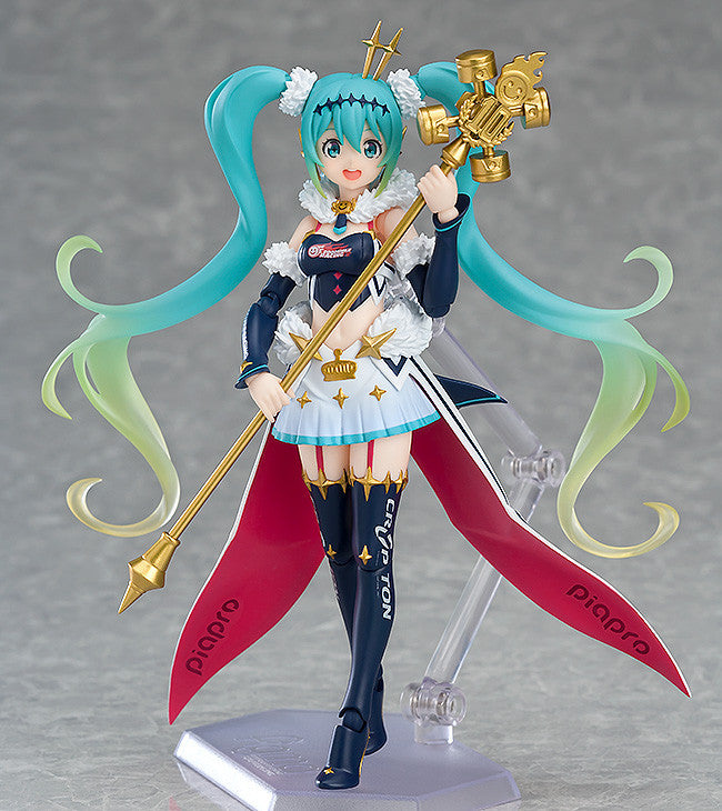 Good Smile Racing Figma #SP 103 Racing Miku 2018 Version - Anime Action Figure Collectible for Display & Cosplay
